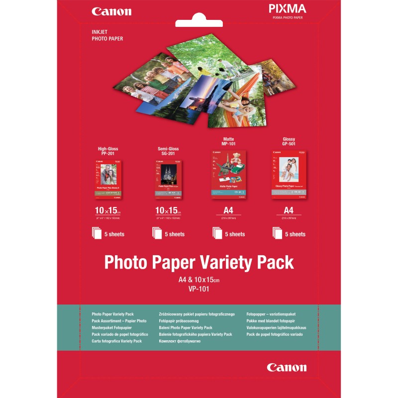 Variety Pack VP-101 - 20 Blatt Fotopapier-Kit