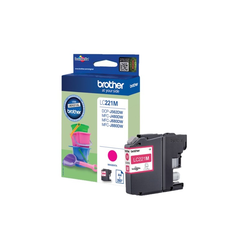 Brother LC-221M ink cartridge 1 pc(s) Original Magenta