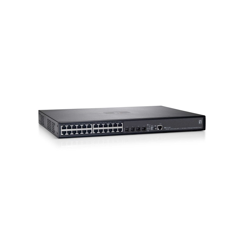 LevelOne GTL-2691 network switch Managed L3 Gigabit Ethernet (10/100/1000) Black