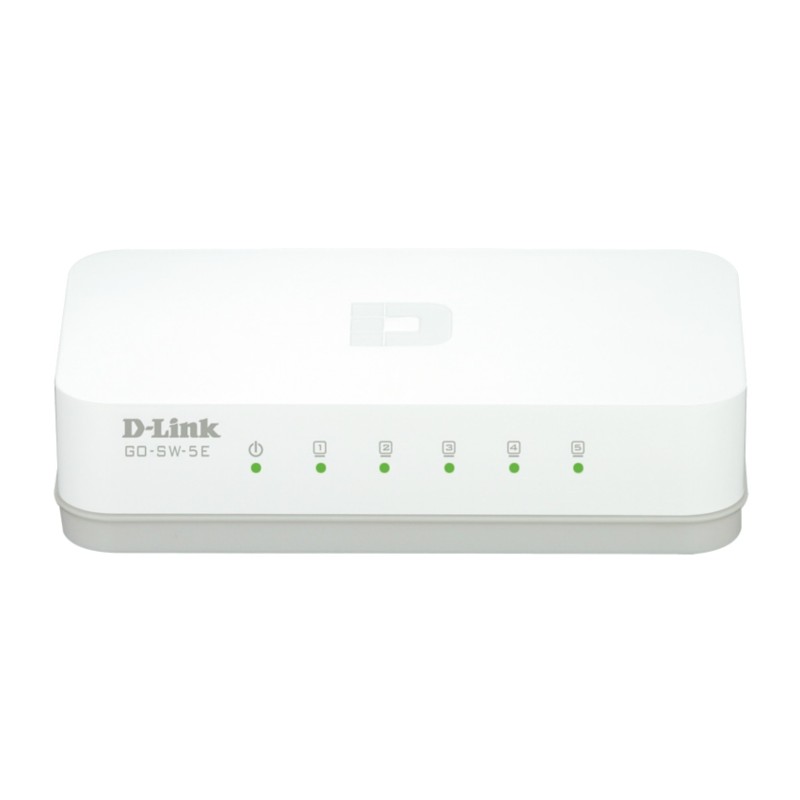 D-Link GO-SW-5E E switch di rete Non gestito Fast Ethernet (10 100) Bianco