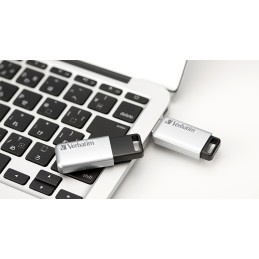 Verbatim Secure Pro - Memoria USB 3.0 da 64 GB - Argento