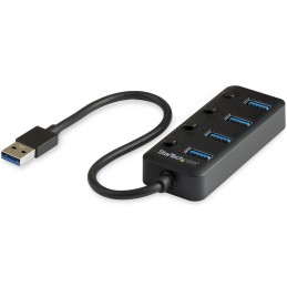 StarTech.com Hub USB 3.0 a 4 porte - 4x USB-A con Swith On Off Individuale