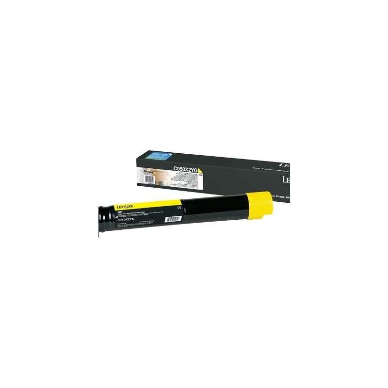 Lexmark C950X2YG cartuccia toner 1 pz Originale Giallo