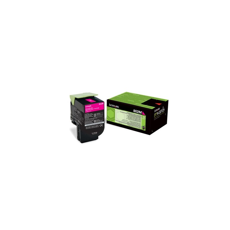 Lexmark 802M toner cartridge 1 pc(s) Original Magenta