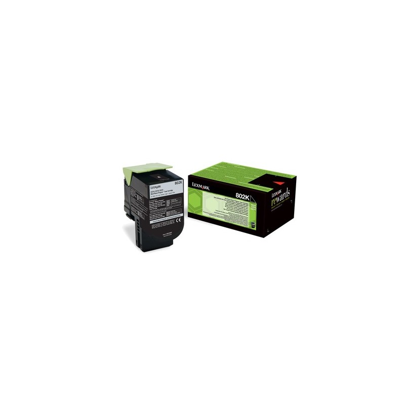 Lexmark 802K toner cartridge 1 pc(s) Original Black