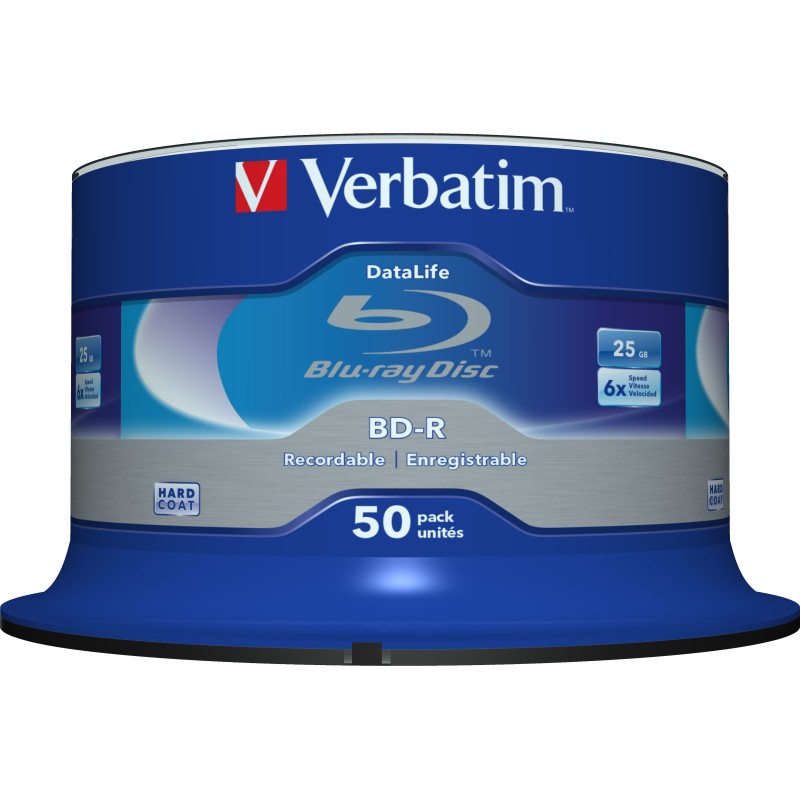 DataLife - 50 x BD-R - 25 GB 6x - Spindel