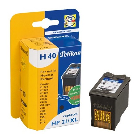 Pelikan H40 cartuccia d'inchiostro 1 pz Resa elevata (XL) Nero