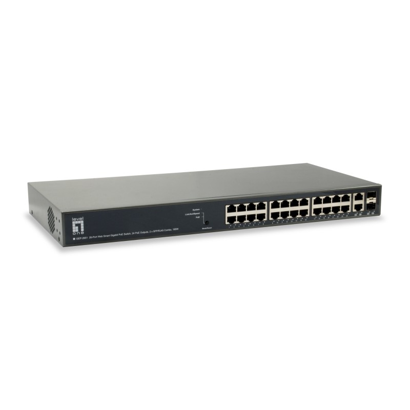 GEP-2651 - Switch - Smart - 24 x 10/100/1000 (PoE+)