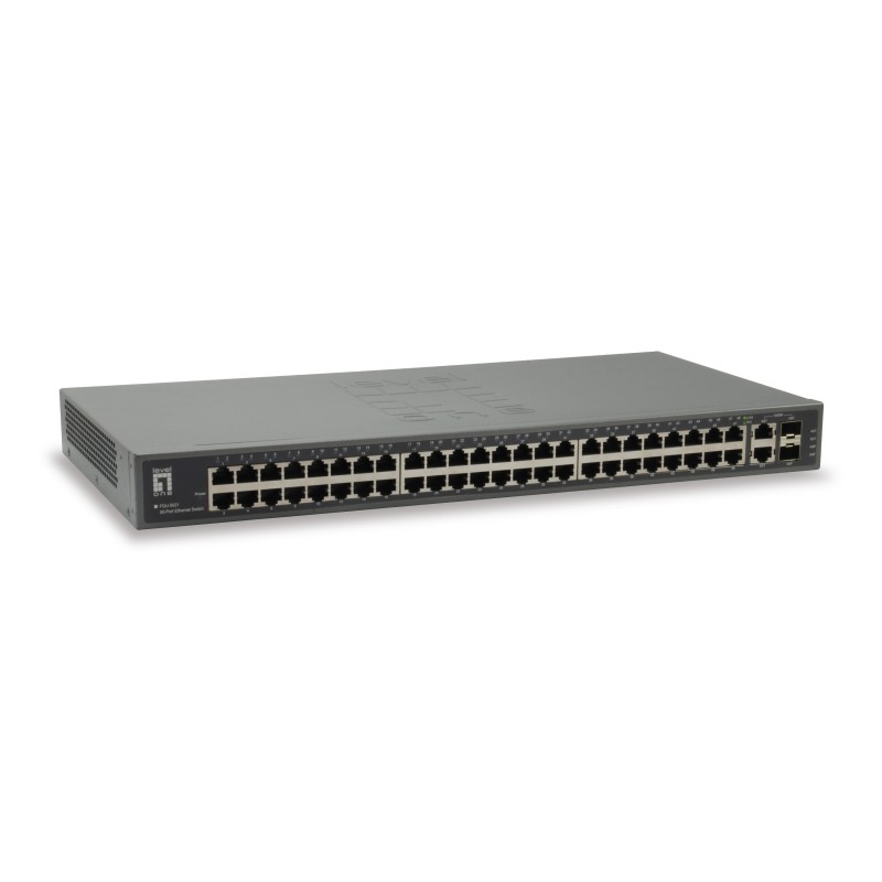 LevelOne FGU-5021 switch di rete Fast Ethernet (10 100) Grigio