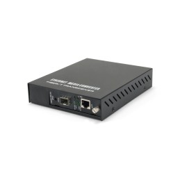 LevelOne GVM-1000 convertitore multimediale di rete 1000 Mbit s Nero