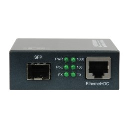 LevelOne GVT-2012 convertitore multimediale di rete 1000 Mbit s Nero