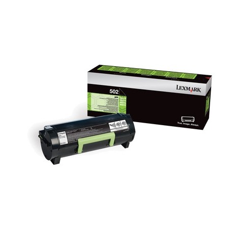 Lexmark 502 cartuccia toner 1 pz Originale Nero