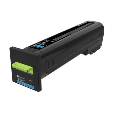 Lexmark 72K2XCE cartuccia toner 1 pz Originale Ciano