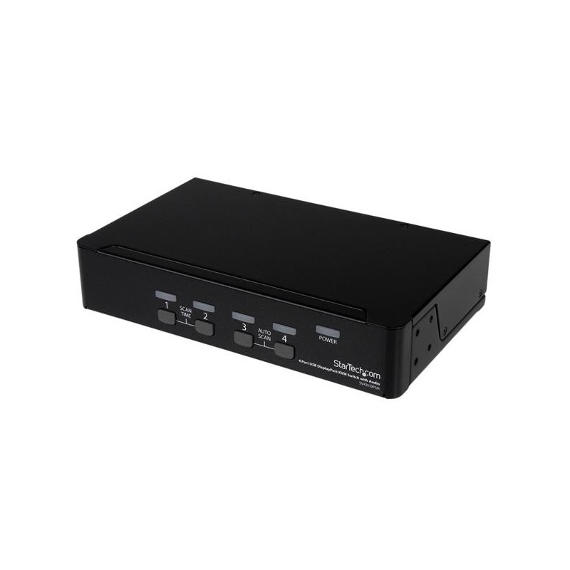 4 Port DisplayPort USB KVM Switch mit Audio