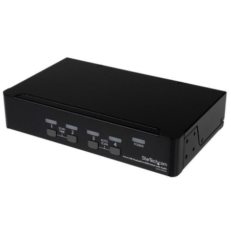 StarTech.com Switch KVM DisplayPort USB a 4 porte con audio