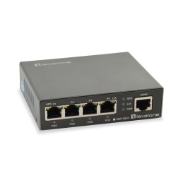 LevelOne GEP-0523 switch di rete Gigabit Ethernet (10 100 1000) Supporto Power over Ethernet (PoE) Nero