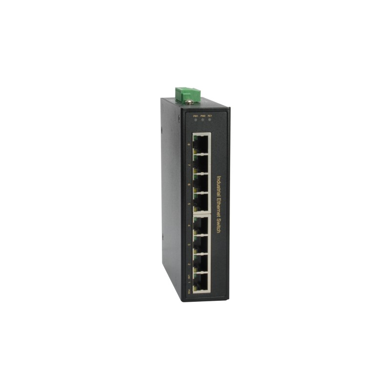 LevelOne IFP-0801 network switch Fast Ethernet (10/100) Power over Ethernet (PoE) Black