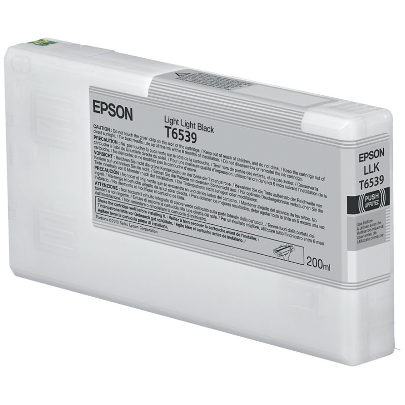 Epson T6539 Light Light Black (200ml) ink cartridge 1 pc(s) Original