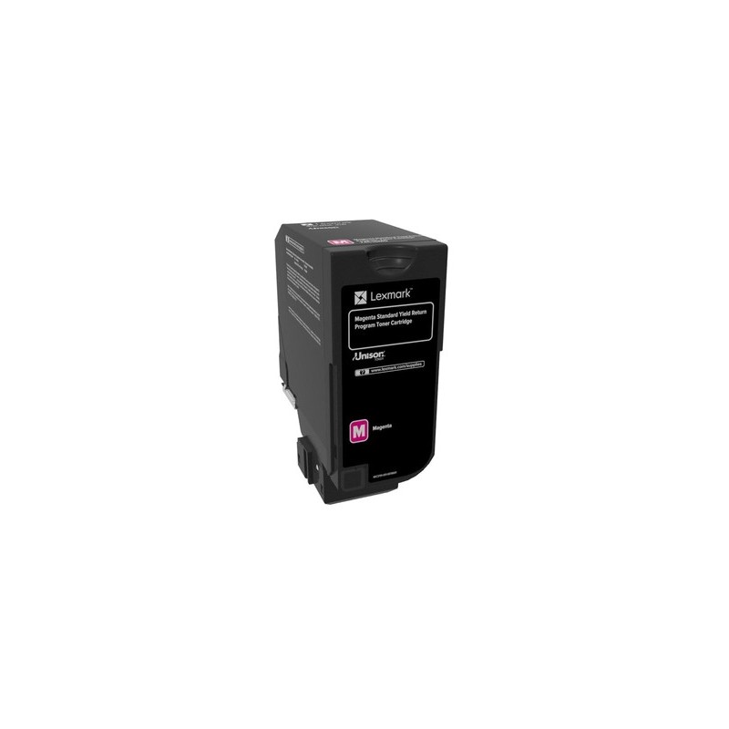 Lexmark 74C2SM0 cartuccia toner 1 pz Originale Magenta