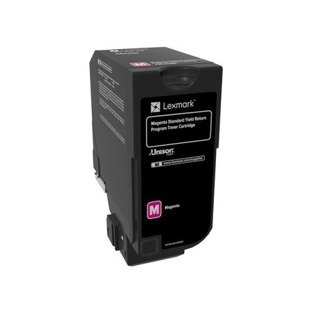 Lexmark 74C2SM0 cartuccia toner 1 pz Originale Magenta