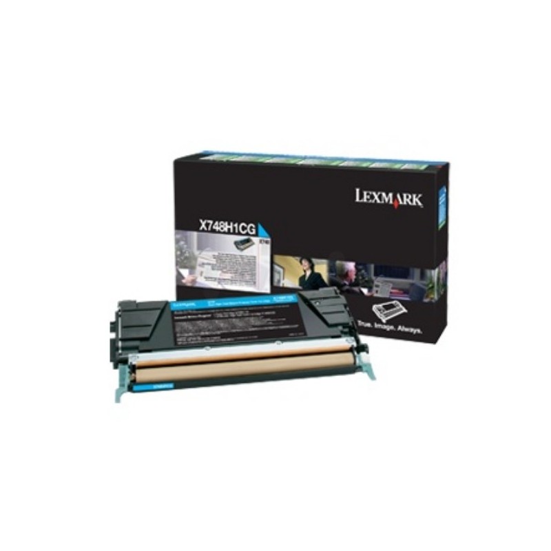 Lexmark X748H3CG cartuccia toner 1 pz Originale Ciano