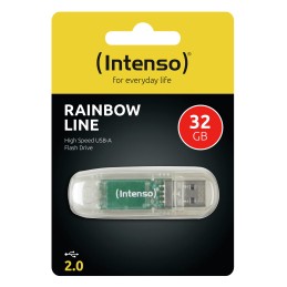 Intenso Rainbow Line unità flash USB 32 GB USB tipo A 2.0 Trasparente