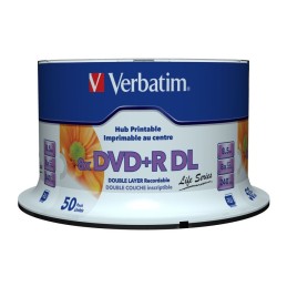 Verbatim 97693 DVD vergine 8,5 GB DVD+R DL 50 pz
