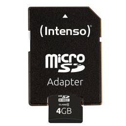 Intenso 3403450 memoria flash 4 GB MicroSDHC Classe 4