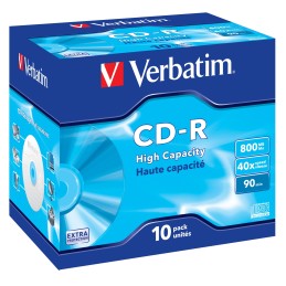 Verbatim CD-R High Capacity 800 MB 10 pz