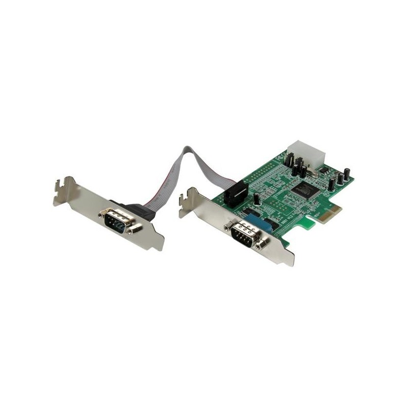 2 Port Seriell RS232 PCI Express Low Profile Schnittstellenkarte mit 16550 UART