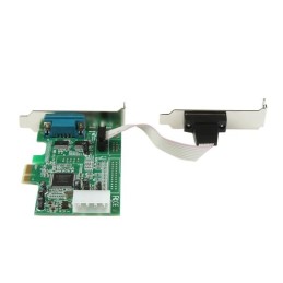 StarTech.com Scheda PCI Express seriale nativa basso profilo a 2 porte RS-232 con 16550 UART