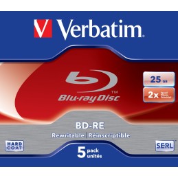 Verbatim 43615 disco vergine Blu-Ray BD-RE 25 GB 5 pz