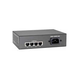 LevelOne FEP-0511 switch di rete Fast Ethernet (10 100) Supporto Power over Ethernet (PoE) Grigio