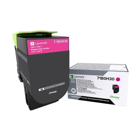 Lexmark 71B0H30 cartuccia toner 1 pz Originale Magenta