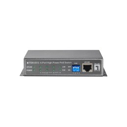 LevelOne FSW-0513 switch di rete Fast Ethernet (10 100) Supporto Power over Ethernet (PoE) Nero, Grigio