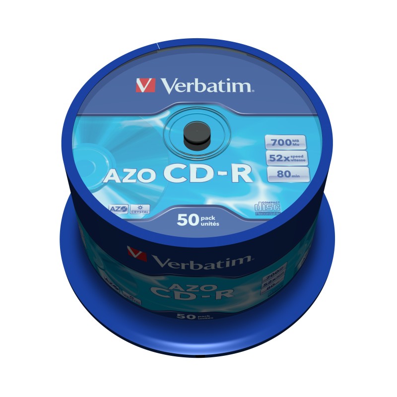 Verbatim CD-R AZO Crystal 700 MB 50 pc(s)