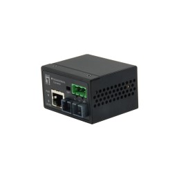 LevelOne IEC-4001 convertitore multimediale di rete 100 Mbit s Modalità multipla Nero