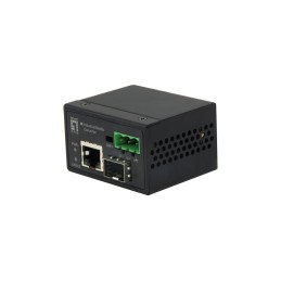 LevelOne IEC-4000 convertitore multimediale di rete 100 Mbit s Nero