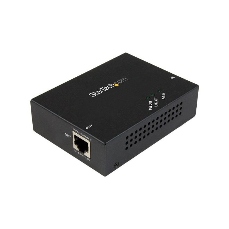 StarTech.com POEEXT1GAT network extender Network repeater Black