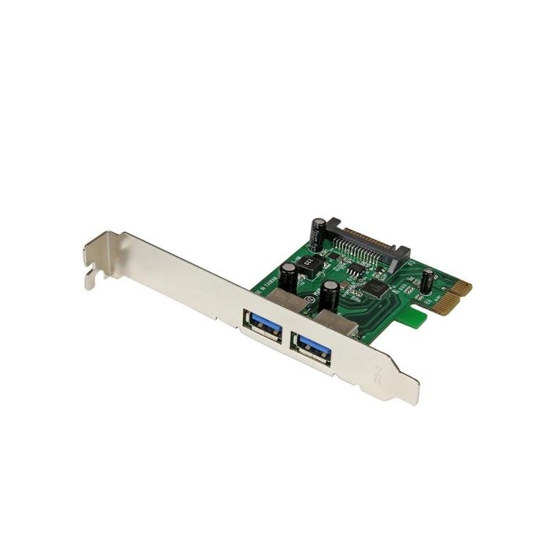 2 Port PCI Express SuperSpeed USB 3.0 Schnittstellenkarte mit UASP