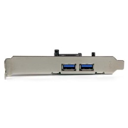 StarTech.com Adattatore scheda SuperSpeed USB 3.0 con 2 porte PCI Express (PCIe) con UASP - Alimentazione SATA