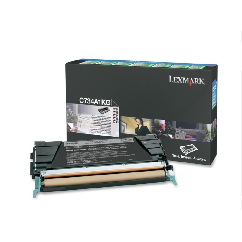 Lexmark C734A1KG toner cartridge 1 pc(s) Original Black