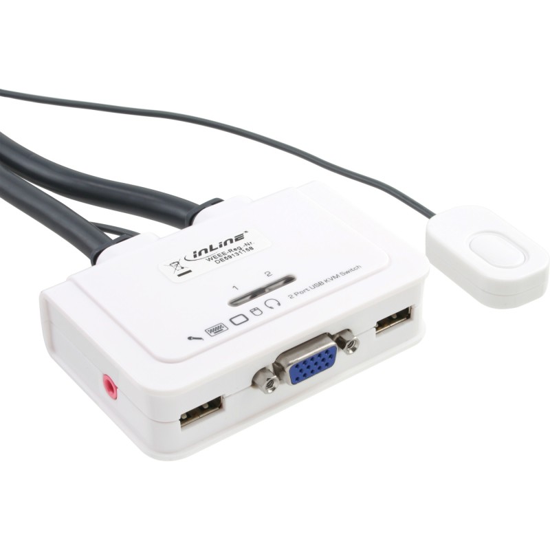 Cable KVM Switch - KVM-/Audio-/USB-Switch