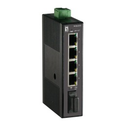 LevelOne IES-0510 switch di rete Non gestito Fast Ethernet (10 100) Nero