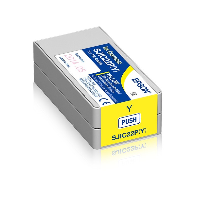 Epson SJIC22P(Y)  Ink cartridge for ColorWorks C3500 (yellow)
