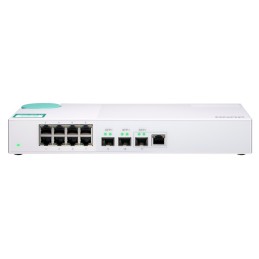 QNAP QSW-308-1C switch di rete Non gestito Gigabit Ethernet (10 100 1000) Bianco