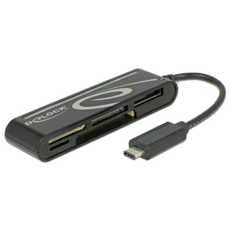 DeLOCK 91739 lettore di schede USB 2.0 Nero