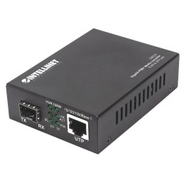 Intellinet 508216 convertitore multimediale di rete 1000 Mbit s Nero