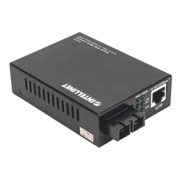 Intellinet 508209 convertitore multimediale di rete 1000 Mbit s 1310 nm Modalità singola Nero