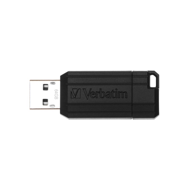 Verbatim PinStripe USB flash drive 64 GB USB Type-A 2.0 Black